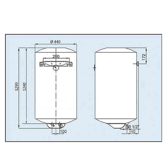 Водонагрівач LEOV LV Dry 150 l сухий тен (V D 150 l) (20356) (000020356) Київ