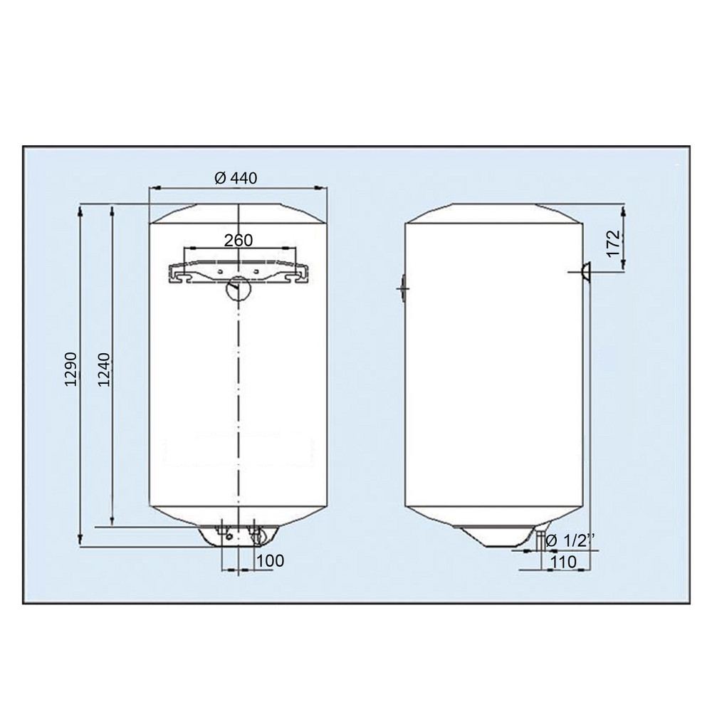 Водонагрівач LEOV LV Dry 150 l сухий тен (V D 150 l) (20356) (000020356) Київ - фото 6