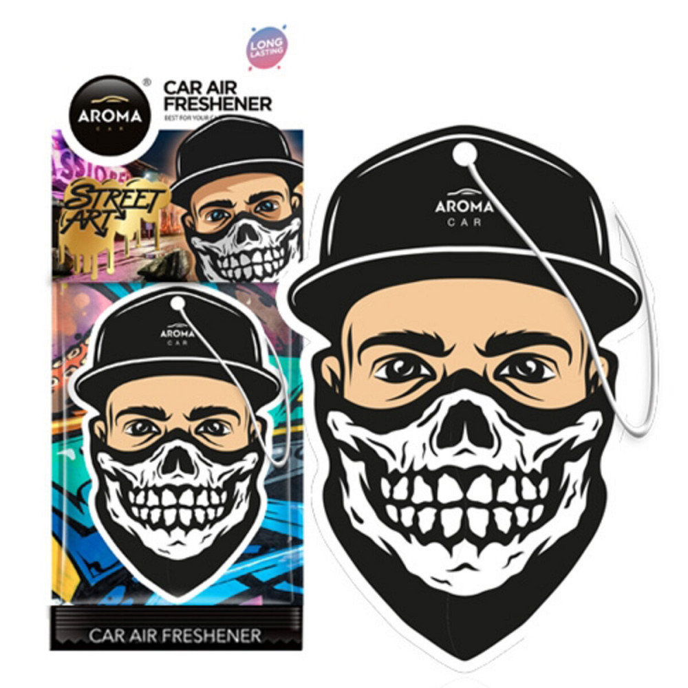 Ароматизатор Aroma Car Cellulose STREET ART - Jaw сухий Київ - фото 1