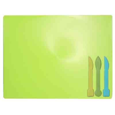 Доска для пластилина ZiBi + 3 стека для лепки, салатовая (ZB.6910-15) Винница