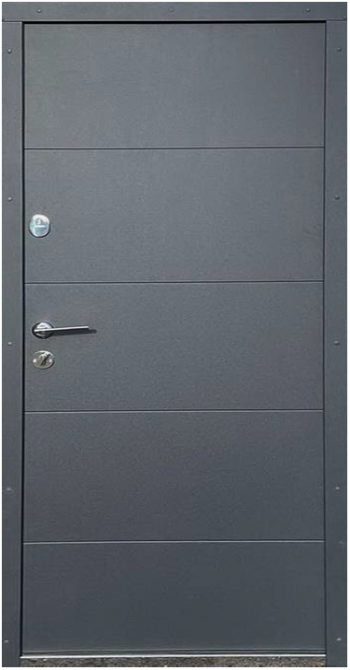 Двери входные Бастион Прайм Ескада 32 RAL 7016 / ПВХ Антрацит 960х2050 мм Киев - изображение 2