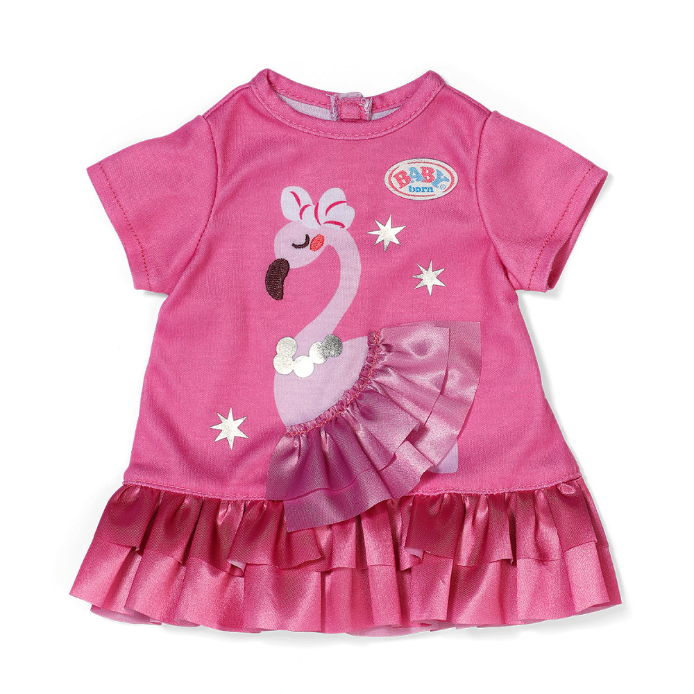 Одяг для ляльки Baby Born – Сукня з фламінго (43 см) Дніпро - фото 1