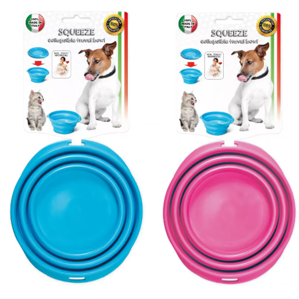 Силиконовая миска Squeeze Small складная миска походная для собак/кошек 700 мл/16.5 см Киев - изображение 3