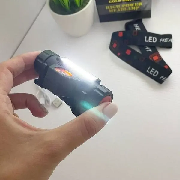 Універсальний ліхтар Bailong BL-8101-XPE+COB налобний і ручний, потужний світлодіодний для туризму та роботи Одеса - фото 10