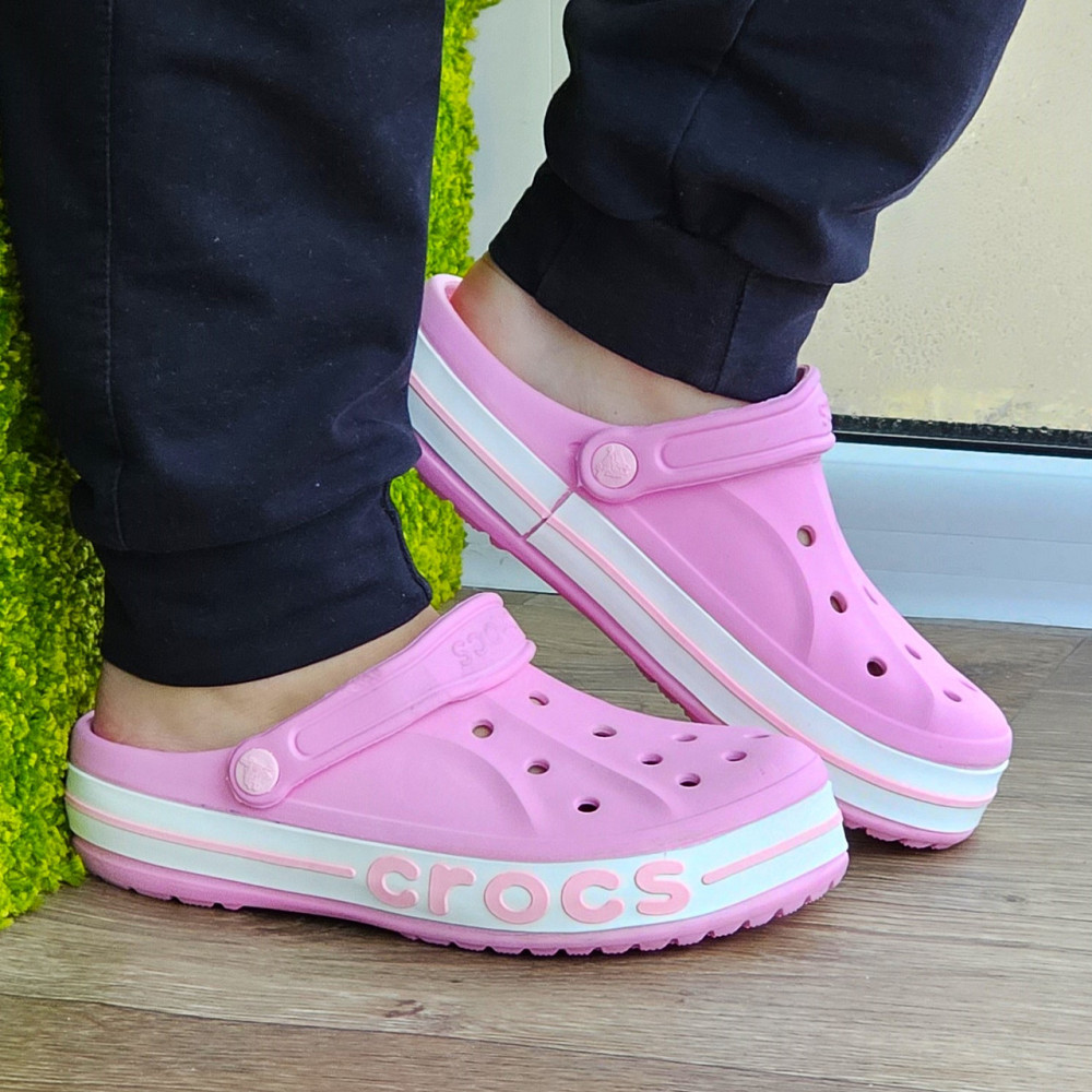 Жіночі Крокси Рожеві капці CROCS Шльопанці (розміри: 34,35,36,37) Дніпро - фото 7