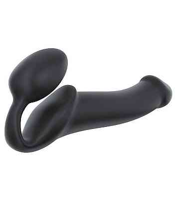 Безремневой страпон Strap-On-Me Black XL, полностью регулируемый, диаметр 4,5см Sex Aura Киев