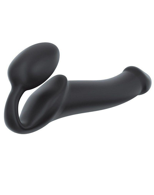 Безремневой страпон Strap-On-Me Black XL, полностью регулируемый, диаметр 4,5см Sex Aura Киев - изображение 3