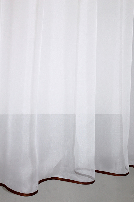 Кухонная занавесь (260х170см) цвет коричневый с белым 00к 59-329 Киев - изображение 5