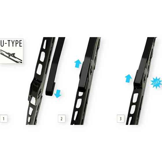 Щітка oximo каркасна 500мм під гак 8,9мм двірника Мукачево