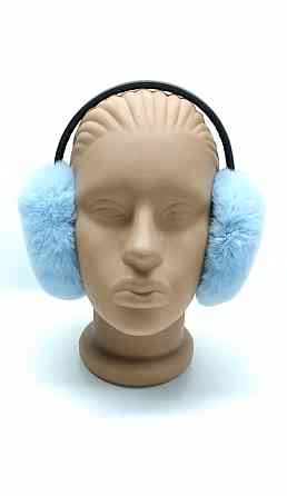 Наушники меховые теплые женские из меха Rex Голубой Харьков