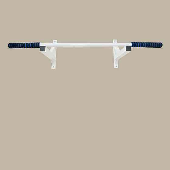 Турник настенный прямой 1 хват Спортивные стенки и турники для дома Белый Киев