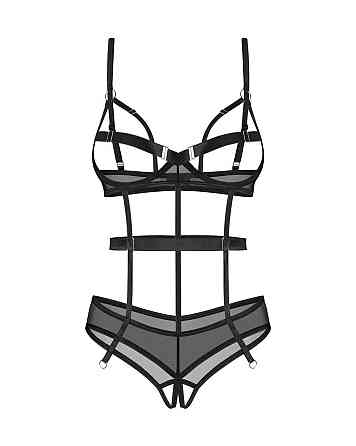 Боди Obsessive Euridia crotchless teddy XL/2XL Sex Aura Киев
