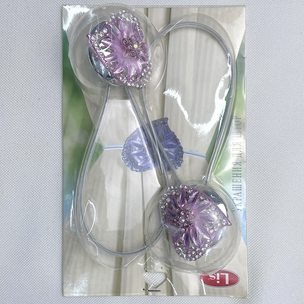 Магніти для штор та гардин "Amour" набір 2 шт Бузковий (81-244) Київ - фото 8