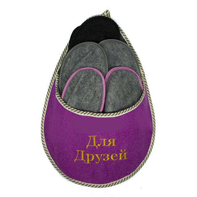 Набір Гостьових Тапок 5 в 1 "Для Друзів" П'ять Пар Тапок Одеса - фото 2
