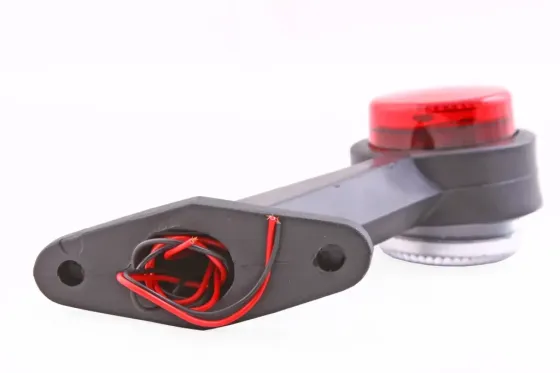 Ліхтар габаритний бічний ріжок 16см диодовий косою червоний/білий Вінниця