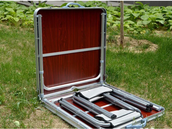 Складной туристический усиленный стол с 4 стульями для рыбалки и пикника Винница