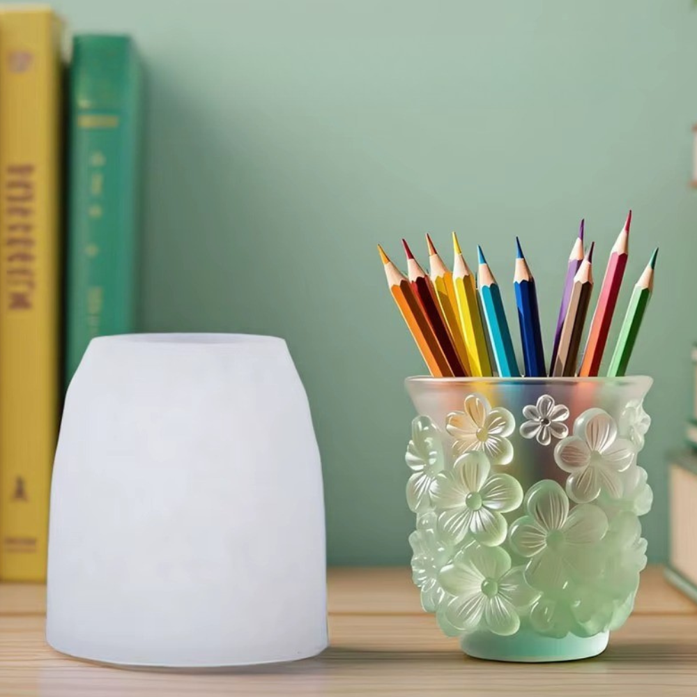 Силиконовая форма для изготовления свечи, молд для изотовления, подсвечников,свечей, горшков, стаканов для цветов 91 х 100 мм Каменец-Подольский - изображение 3