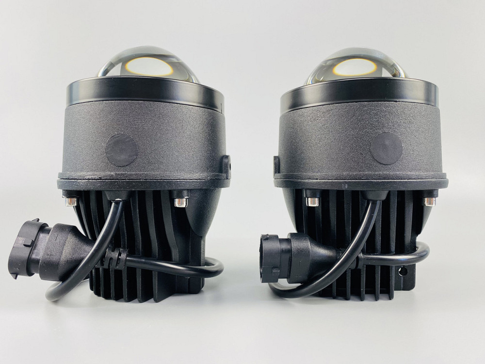 Автомобільні світлодіодні фари Протитумані фари біле світло 6000K, фари-лінзи автомобільні Мукачево - фото 10