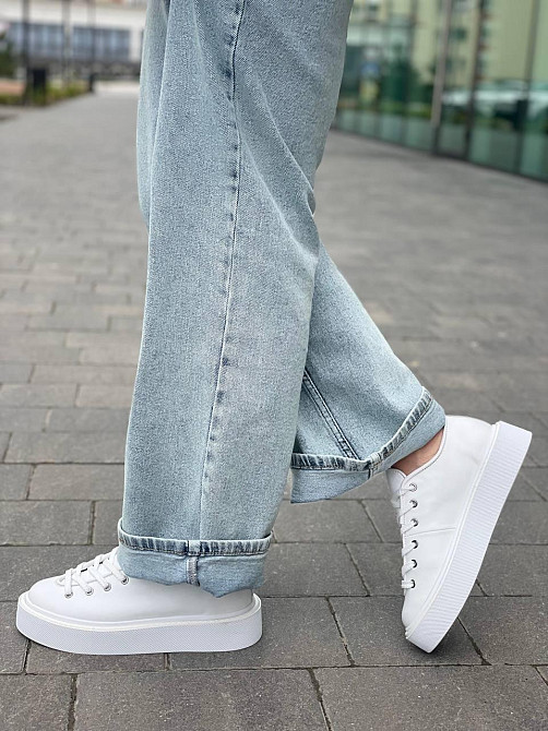 Molly Кроссовки женские MOLLY белые натуральная кожа 37-39 размеры (5379) Коломыя - изображение 3