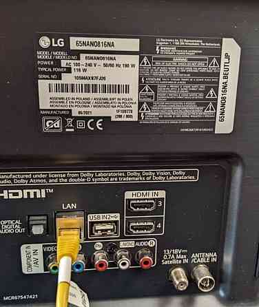 Телевізор LG 65NanoCell 866 Харків