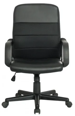 Офісне Крісло Керівника Richman Garri Пластик М1 Tilt Чорний Київ