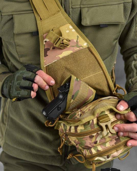 Рюкзак тактичний (Сумка-слінг) SILVER KNIGHT mtk (184) ВТ6746 Одеса - фото 9