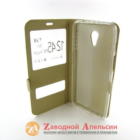 Чохол книжка Meizu M6s Smart Case gold Одеса - фото 6