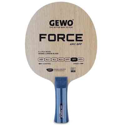 Ракетка для настольного тенниса Gewo Force ARC OFF, Inventus XT Pro 52.5 + 50.0, FL (1163700001) (931328) Винница