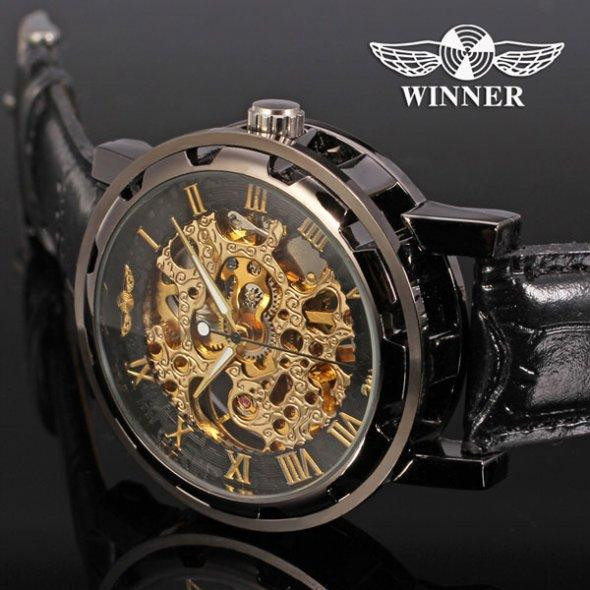 Жіночий механічний годинник Winner Chocolate 2 Вінниця - фото 10