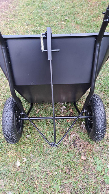 Тачка садовая Garden joys Чорная 110/200л Тачка для перевозки мусора Тачка для перевозки песка Тачка для груза Белая Церковь - изображение 9