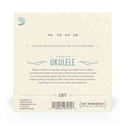 Струны для гитары D'Addario Titanium Ukulele Tenor (EJ87T) Винница