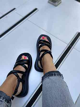 ALVISTA Босоніжки жіночі ALVISTA Б-041 чорні (літо, шкіра натуральна) (5150) Коломия