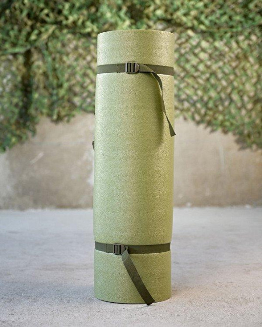 Туристичний коврик каремат товстий великий 190 80 2 см з кріпленням стропи для транспортування Одеса - фото 13