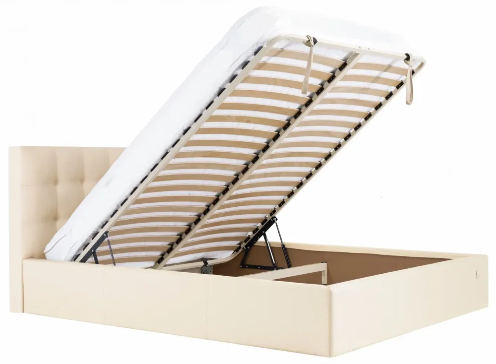 Кровать Chester Comfort 120 х 200 см Fly 2207 С подъемным механизмом и нишей для белья Бежевый Киев - изображение 7