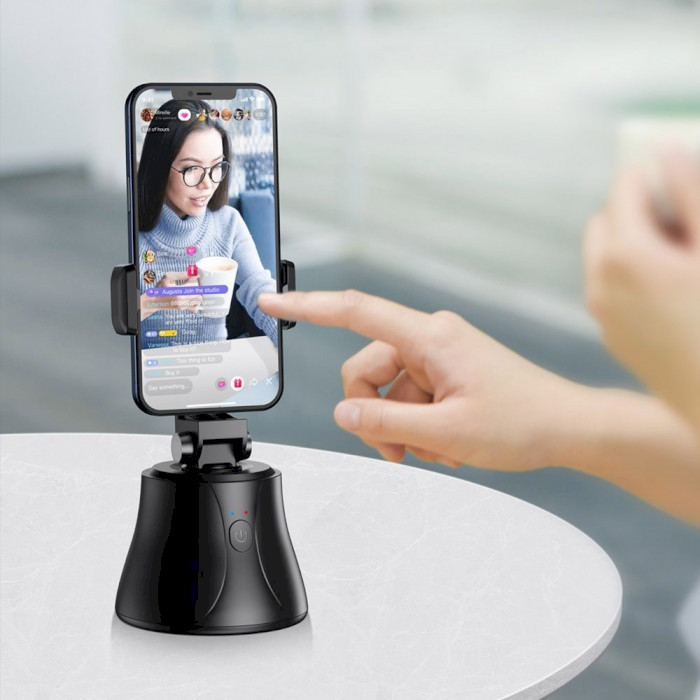 Смарт штатив Baseus 360 градусівAI Following Shot Tradid Head SUYT-B01 (Чорний) Миколаїв - фото 7