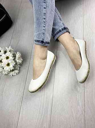 Ditas Балетки жіночі DITAS AST білі (весна-осінь, шкіра натуральна) (3347) лише 37р. Коломия