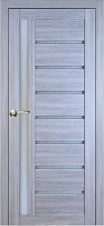 Дверь межкомнатная Порталино PL-01 Санома серая сатин Киев - изображение 1