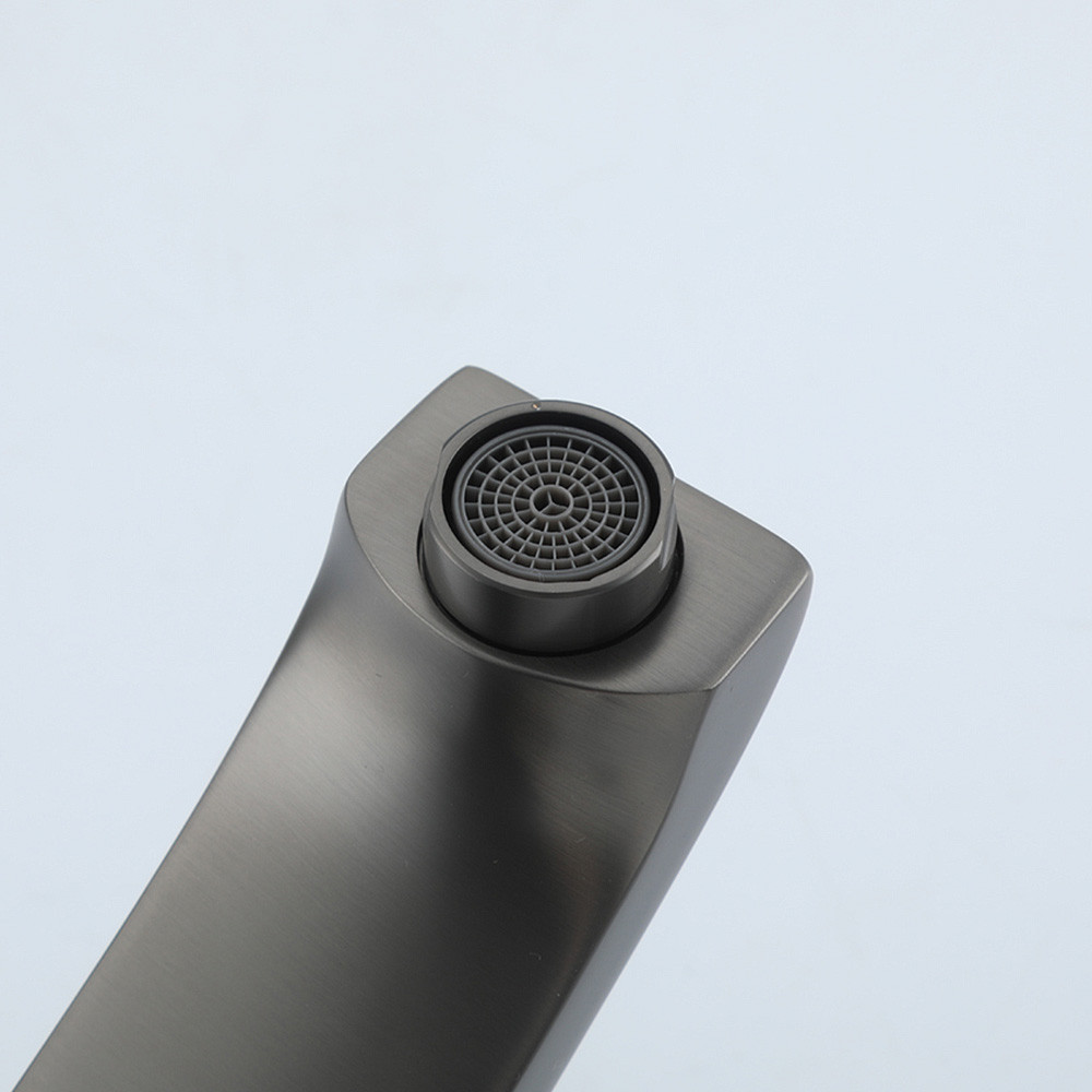 Смеситель для умывальника FRAP F1076-9, графит Киев - изображение 4