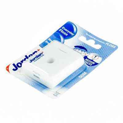 Зубна нитка Jordan Everyday з фтором і м'ятою 50 м (6828900) Вінниця