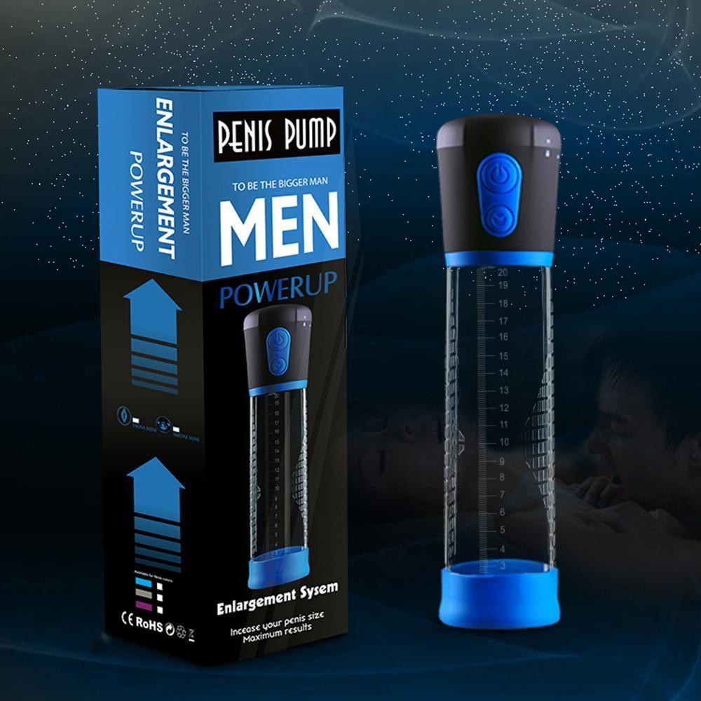 Автоматична вакуумна помпа Penis Pump підсилювач ерекції, тренажер. На батарейках (немає в комплекті). Sex Aura Київ - фото 6