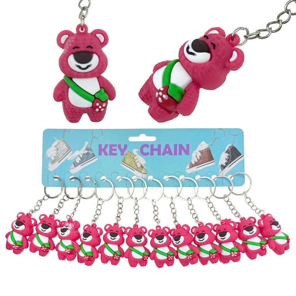 Брелок для ключей резиновый Мишка 12 шт Киев - изображение 1