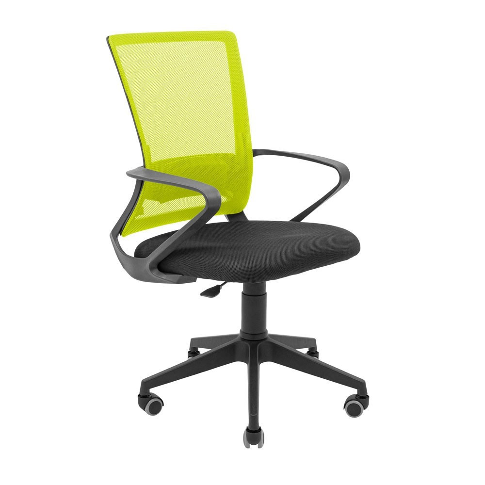 Офісне крісло керівника Richman Robin Piastra Чорно-салатовий Дніпро - фото 1