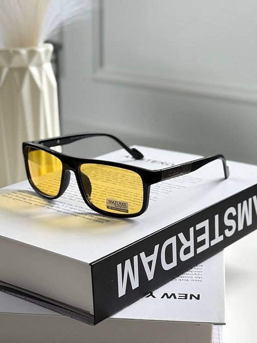 Чоловічі окуляри POLARIZED з пластиковою оправою Київ - фото 3