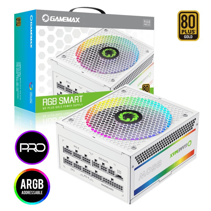 Блок живлення GameMax RGB850 Pro WH 850W ( 10757 ) Харків - фото 10