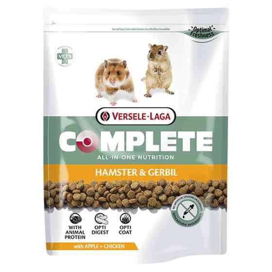 Versele-Laga Complete Hamster & Gerbil ВЕРСЕЛЕ-ЛАГА КОМПЛІТ ХОМ’ЯК ПІЩАНКА повнораціонний екструдований корм для хом’яків і піщанок Київ