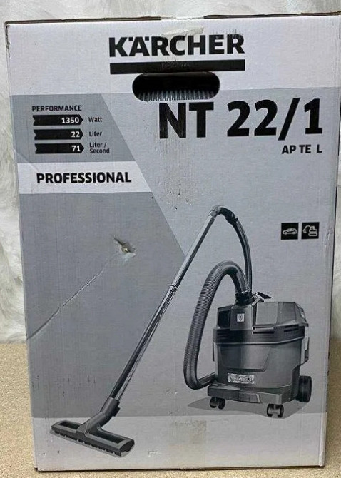 Профессиональный Пылесос: Karcher NT 22/1 AP Te L. Новый! Киев - изображение 1