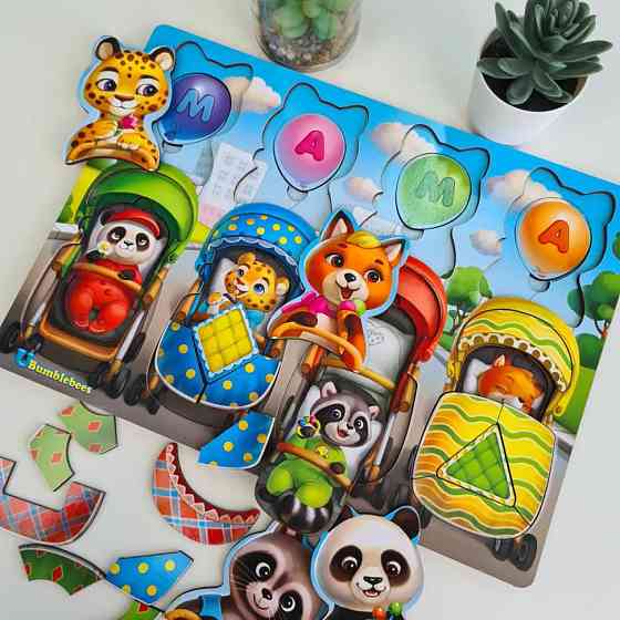 Деревянная настольная игра 