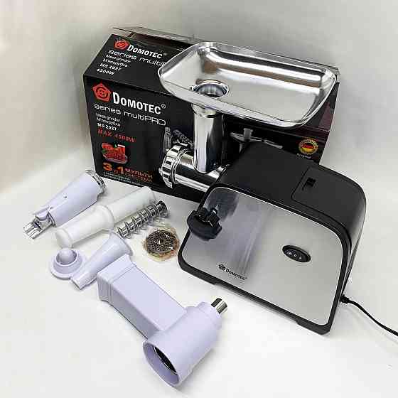 Мясорубка 3в1 мясорубка для дома Domotec MS-2027 4500Вт, Электрические мясорубки кухонные QI-41 Львов
