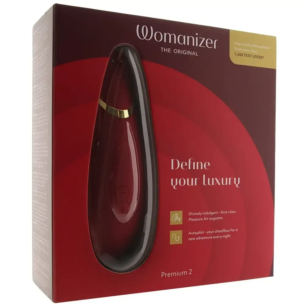 Вакуумный клиторальный стимулятор Womanizer Premium 2 Bordeux Sex Aura Киев - изображение 8