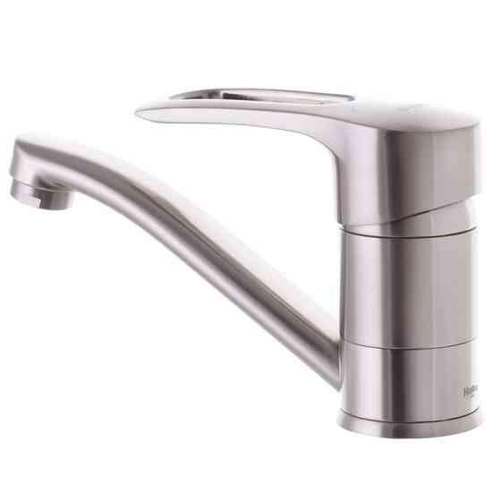 Змішувач для умивальника Haiba Hansberg 004 нержавійка, вилив 15 см (HB0190) Харків